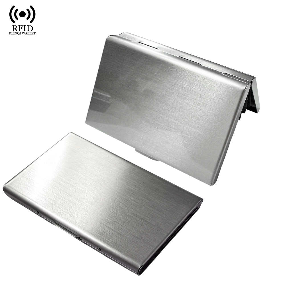 Index Card Holder - Portfele na karty RFID, aluminiowe etui