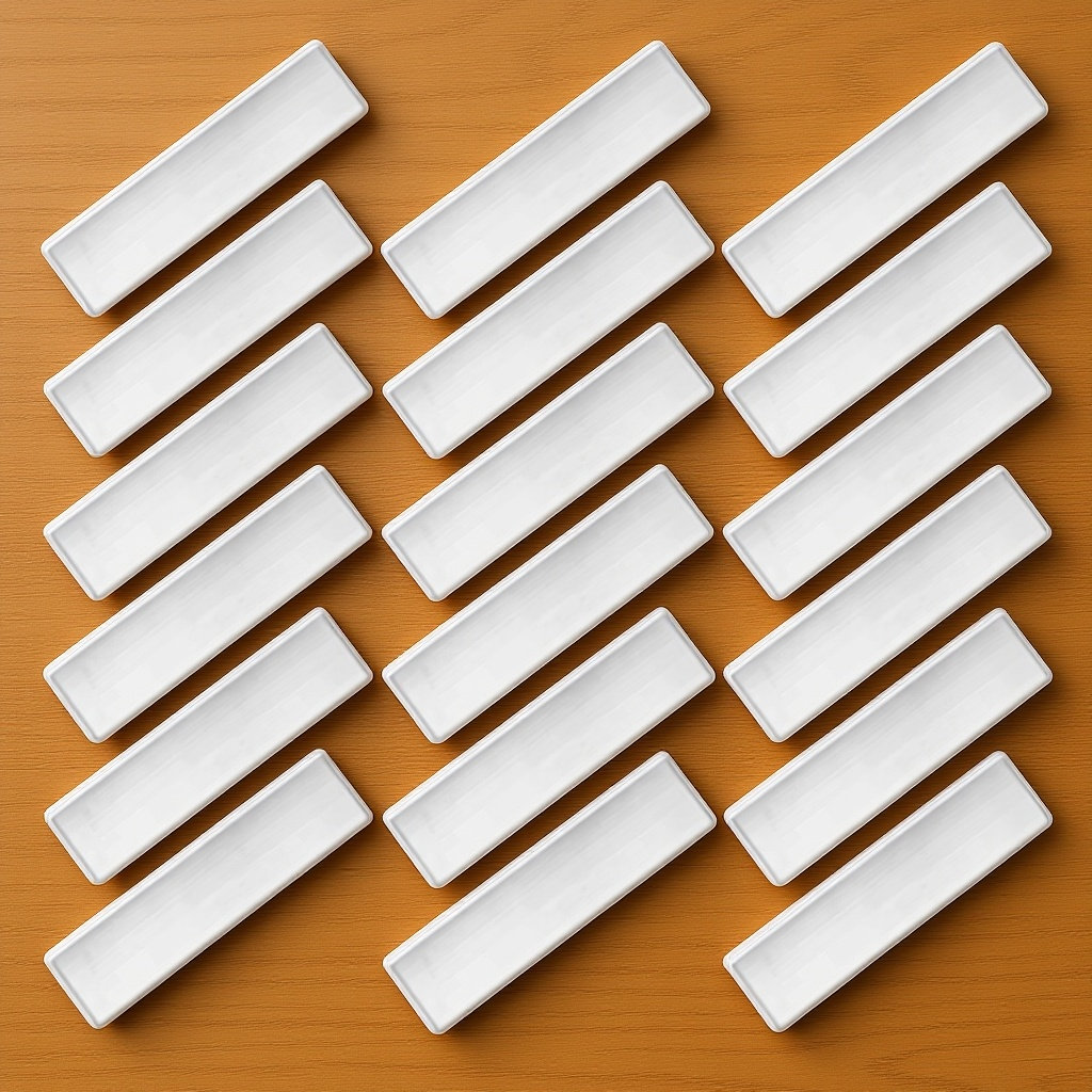 Index Card Holder - 25 sztuk przezroczystych uchwytów na etykiety