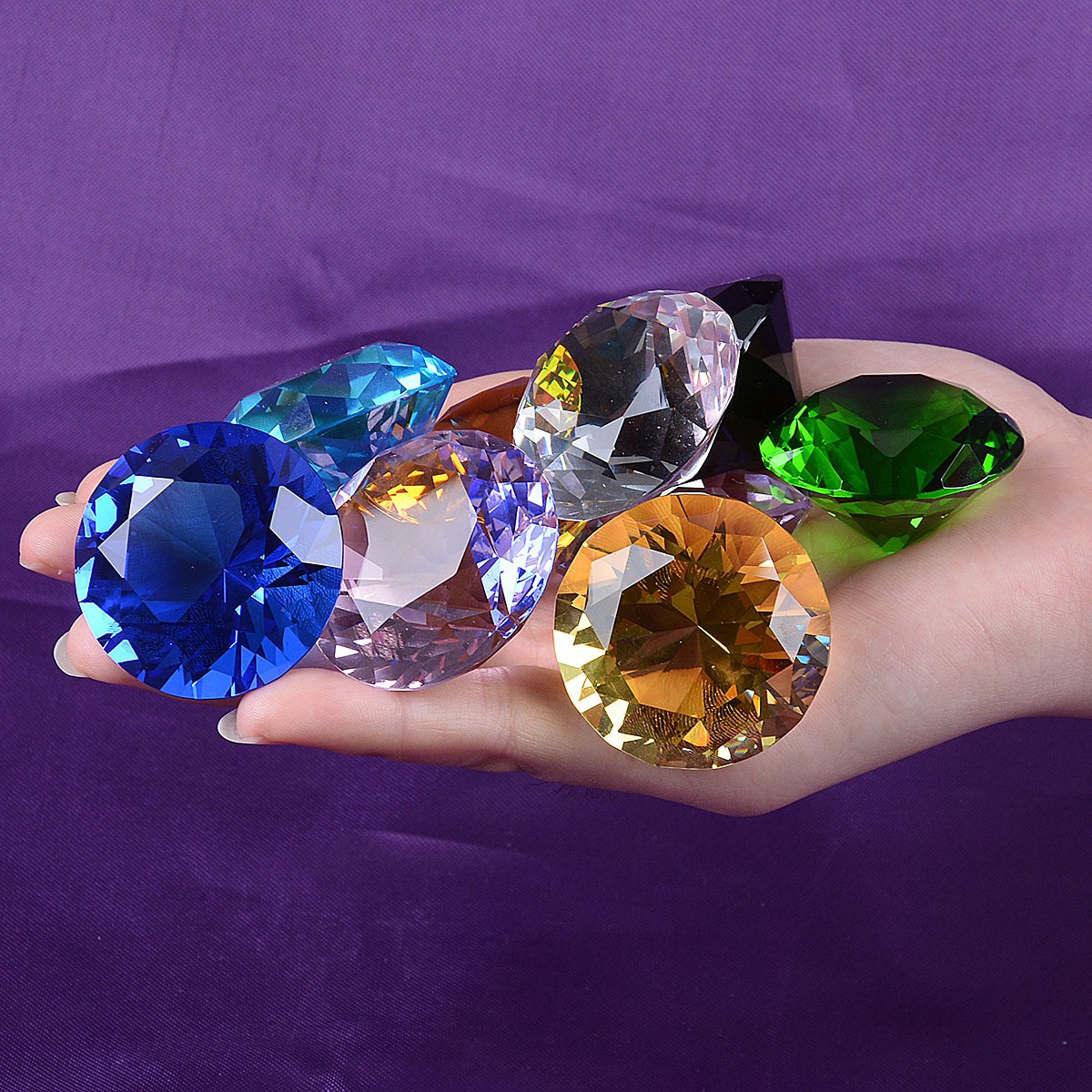 Paper Weight Crystal - 1 szt. Kryształowy przycisk do papieru