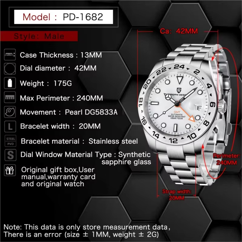 PAGANI DESIGN 2026 Nowy V2 GMT – Paper Weight Crystal recenzja i cena