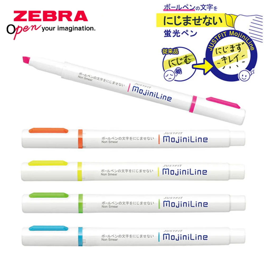 4 szt. Japan Zebra zakreślacz  – Zebra Pen Mildliner recenzja i cena